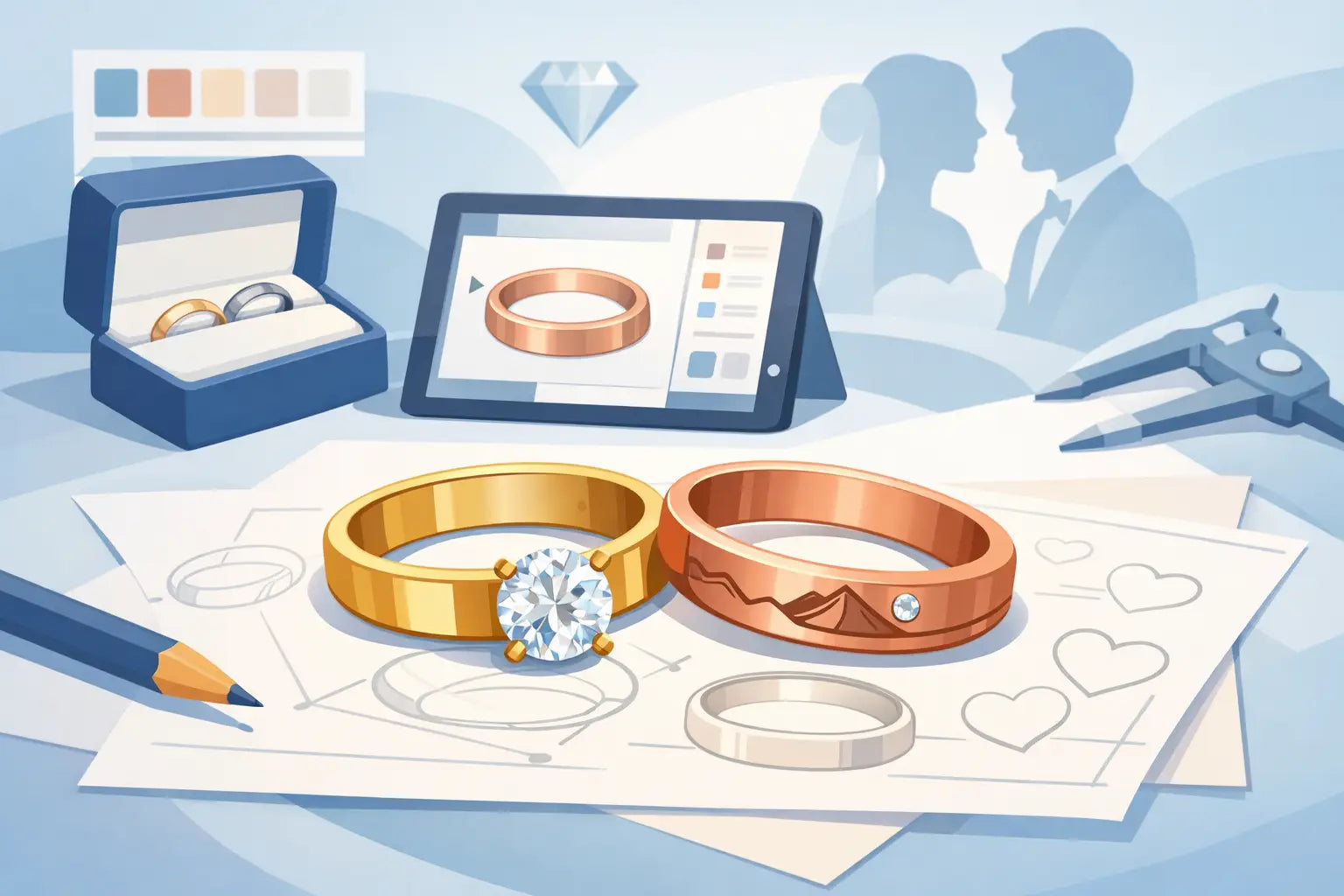 How to Design Personalized Wedding Bands