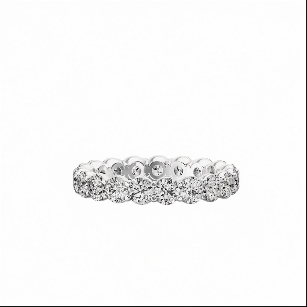 Round Diamond Eternity Band